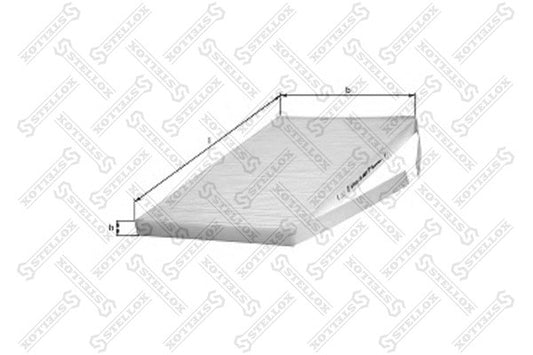 STELLOX 1995-1997 Audi A6 Interior Air Filter 4A11820367