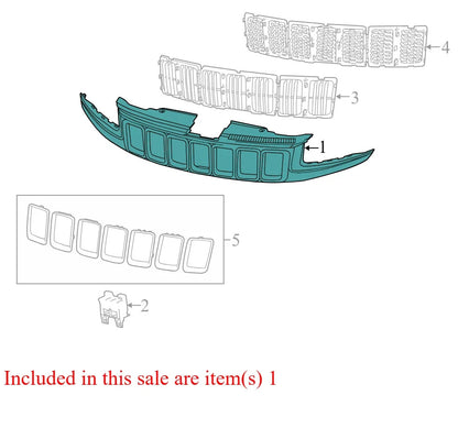 2015 Jeep Grand Cherokee Front Grille Used OEM 5RM46TZZAA