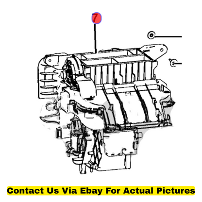 2014 Jeep Cherokee A/C and Heater Housing Used OEM 68223048AA