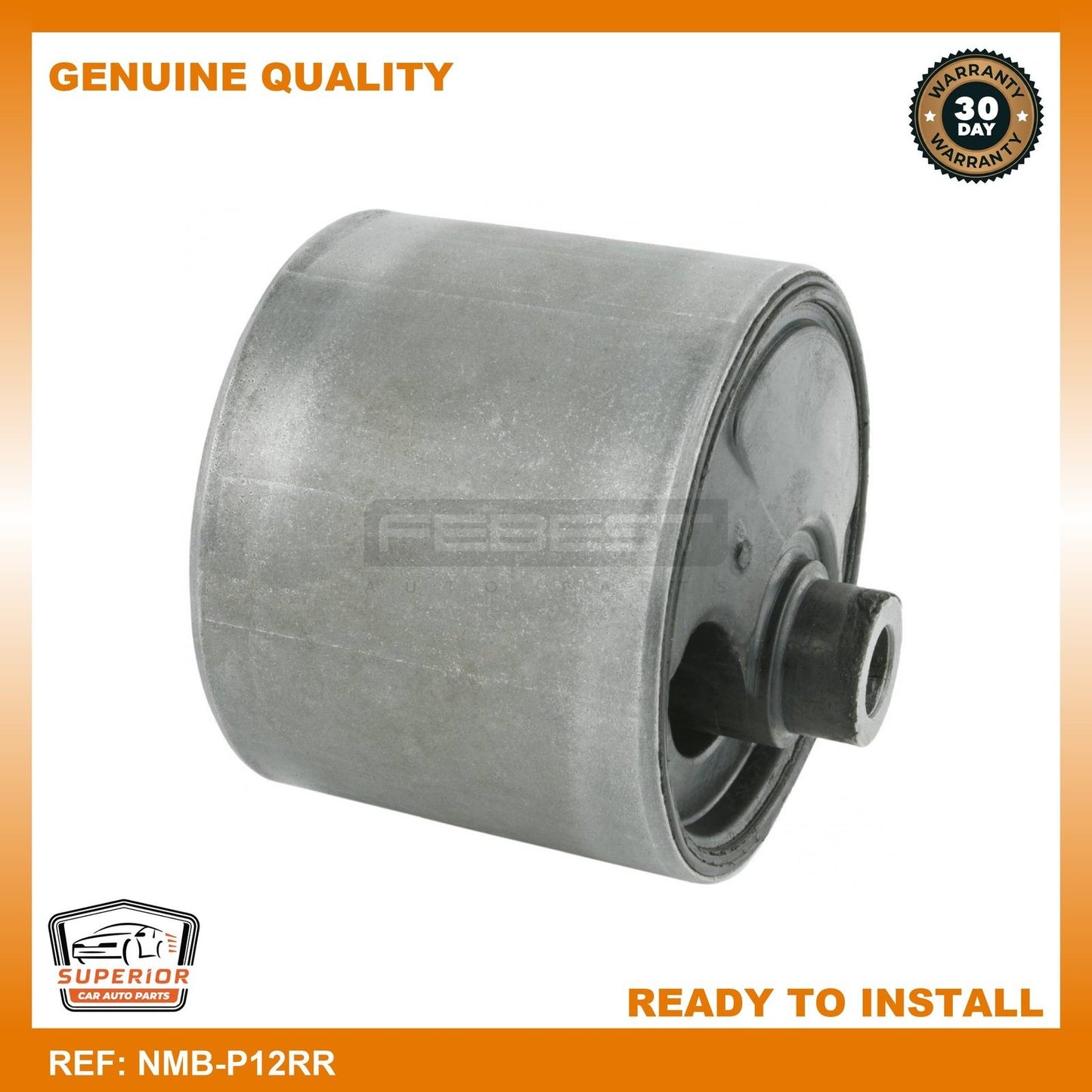 Febest 2000-2006 Nissan Sentra Rear Engine Mount Bushing Hydro NMB-P12RR