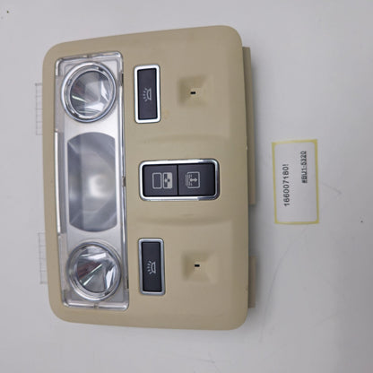 2014-2019 Jaguar XJ Rear Dome Light Lamp with Sunroof Switch 166007180