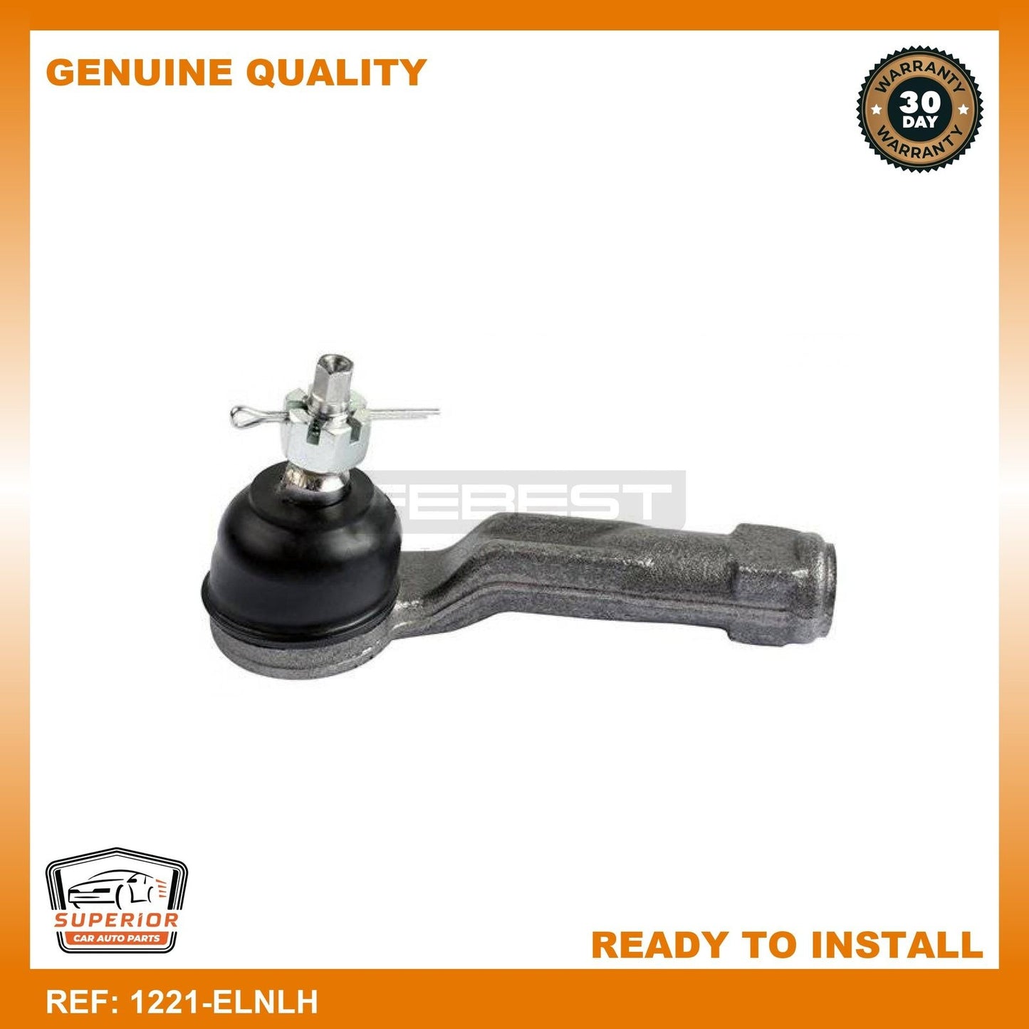 FEBEST 2005-2016 Hyundai Elantra Steering Tie Rod End Left 1221-ELNLH