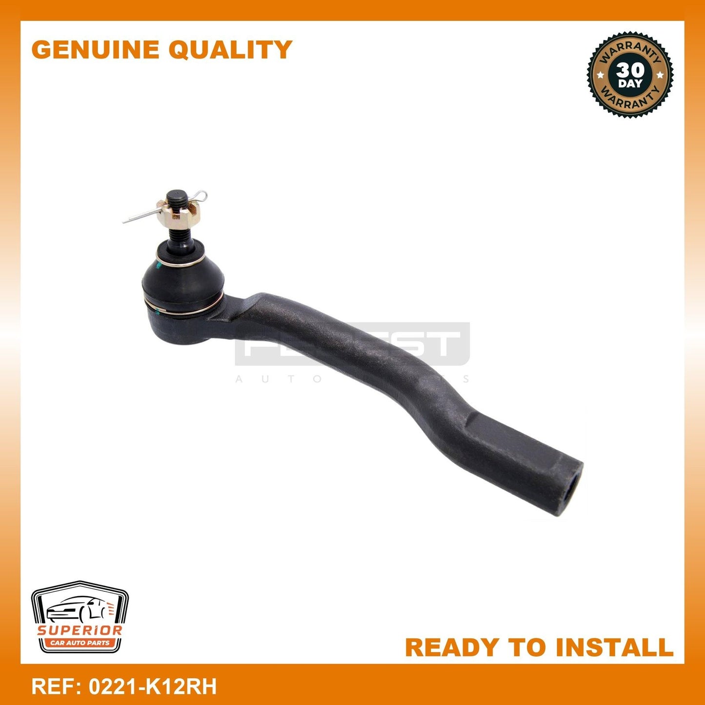 Febest 2005-2007 Nissan Micra Steering Tie Rod End Right 0221-K12RH