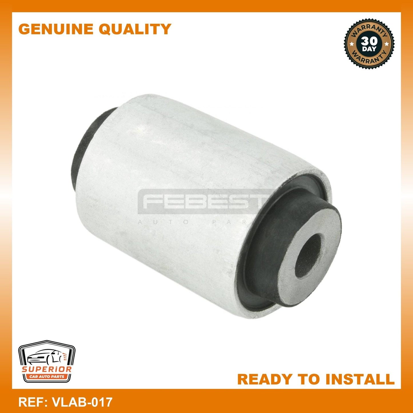 Febest 2001-2009 Volvo S60 Rear Crossmember Bushing VLAB-017