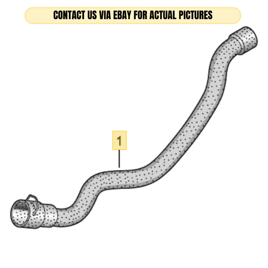 2010–2012 Audi A4 Heater Return Hose Used OEM 8K1819371AB