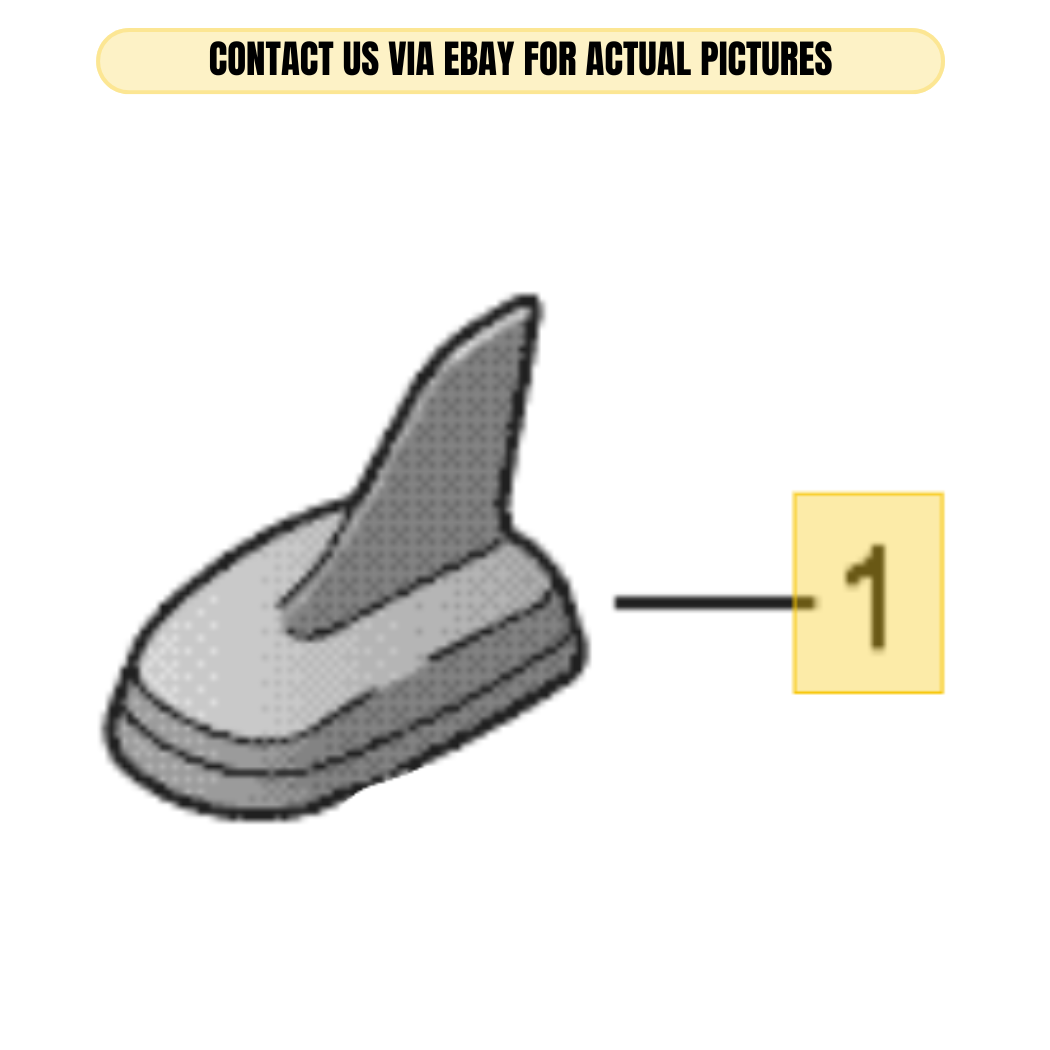2010-2012 Audi A4 Roof Shark Fin Antenna Brilliant Black Used OEM 8K5035503Y9