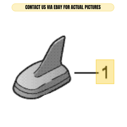 2010-2012 Audi A4 Roof Shark Fin Antenna Brilliant Black Used OEM 8K5035503Y9