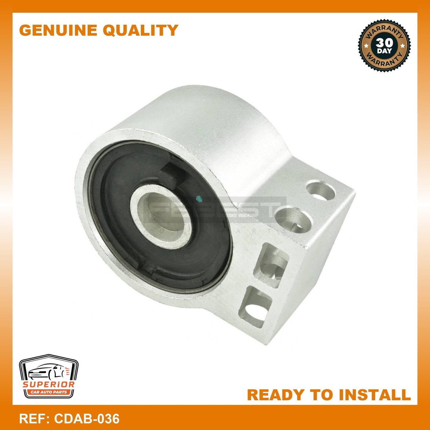 FEBEST General Motors Rear Arm Bushing Front Lower Arm CDAB-036