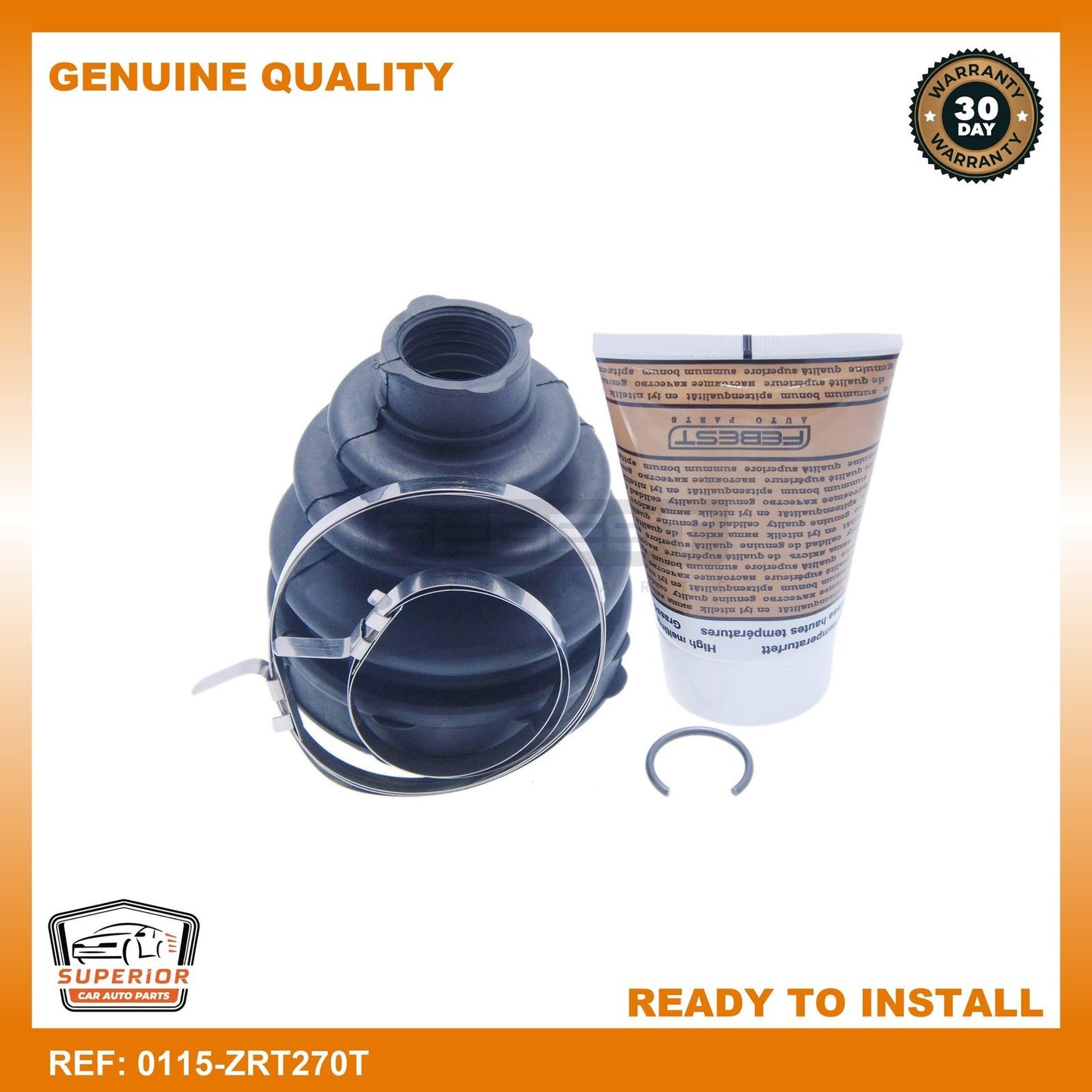 Febest 2013-2016 Ford Focus Boot Inner Cv Joint Kit 0115-ZRT270T