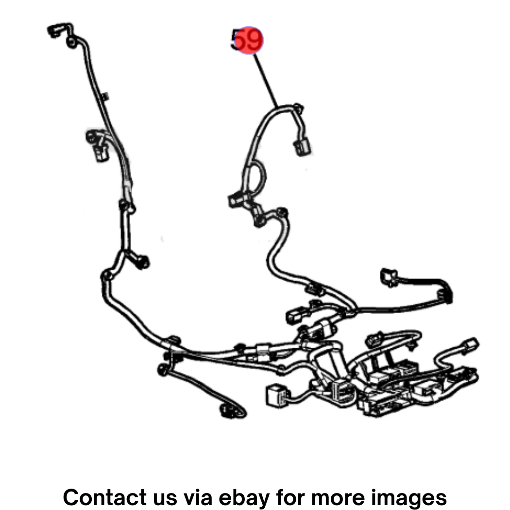 2016-2018 Cadillac CTS Right Front Seat Wiring Harness Used OEM 84128592
