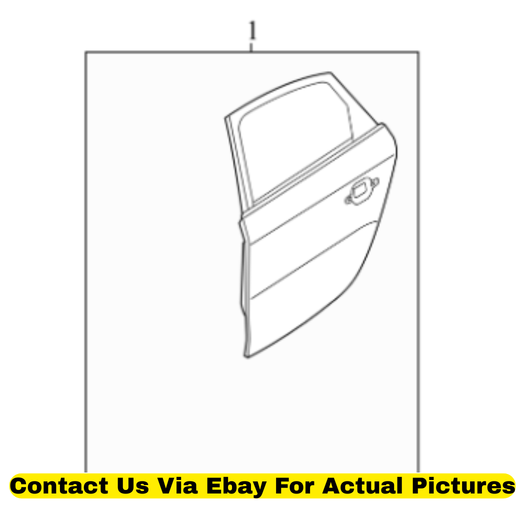 2013 Audi A4 Quattro Rear Right Passenger Door Shell Used OEM 8K5833051C