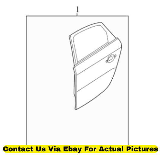 2013 Audi A4 Quattro Rear Right Passenger Door Shell Used OEM 8K5833051C