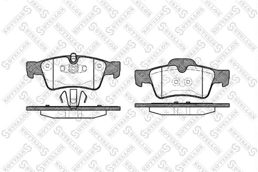 STELLOX MERCEDES-BENZ DISK BRAKE PAD, PARTS KIT - 0044205220S