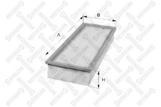 STELLOX 1993-2005 Honda Accord Air Filter ADH22238