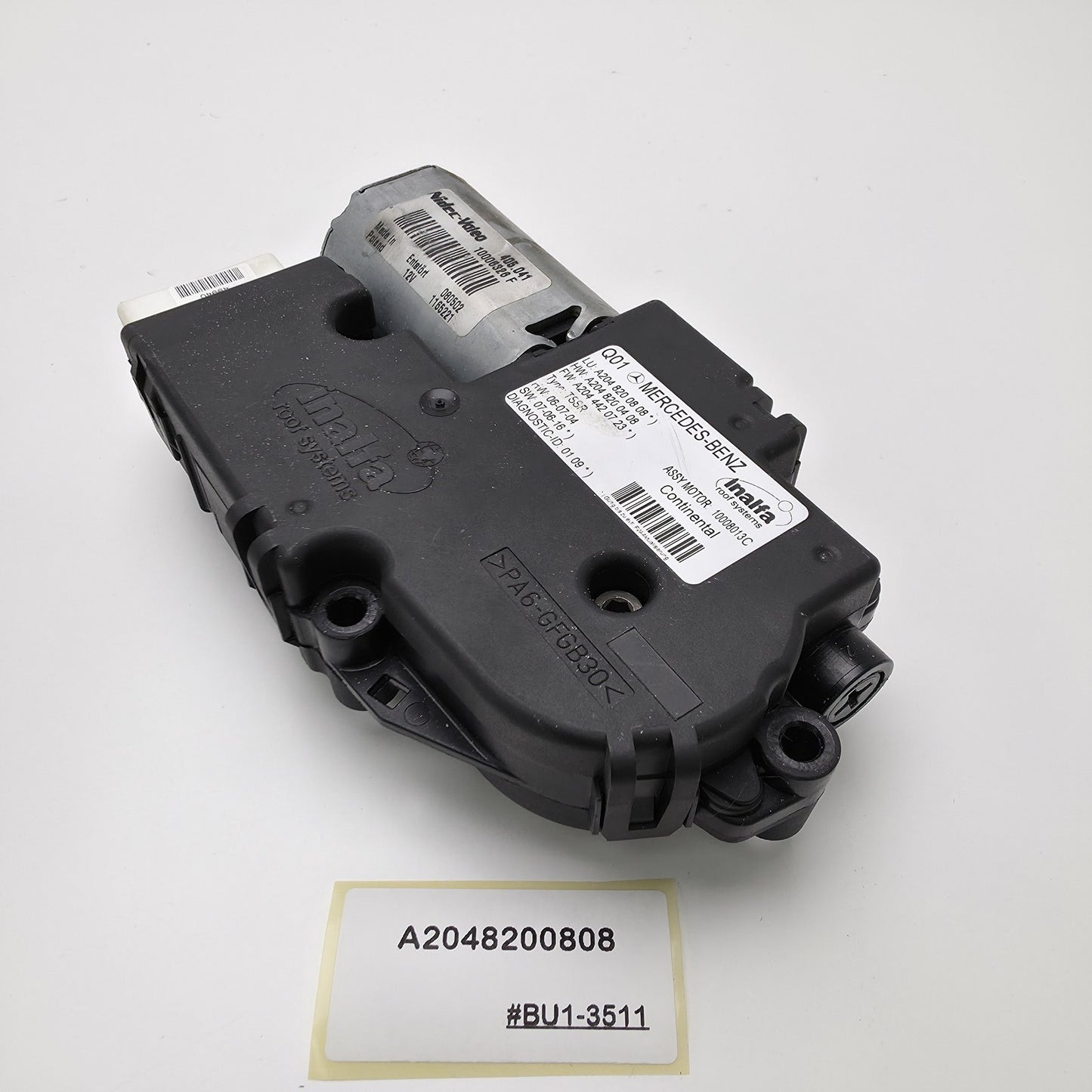 2007-2013 Mercedes-Benz GLK Sunroof Motor A2048200808