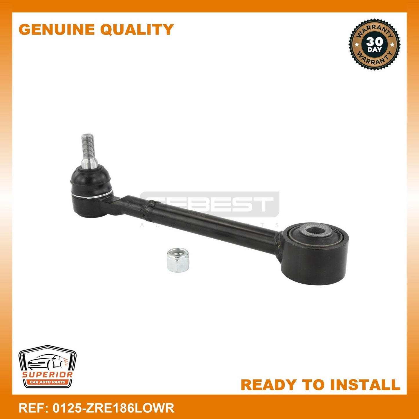 FEBEST 2011-2017 Lexus CT200h Rear Transverse Link Ball Joint 0125-ZRE186LOWR