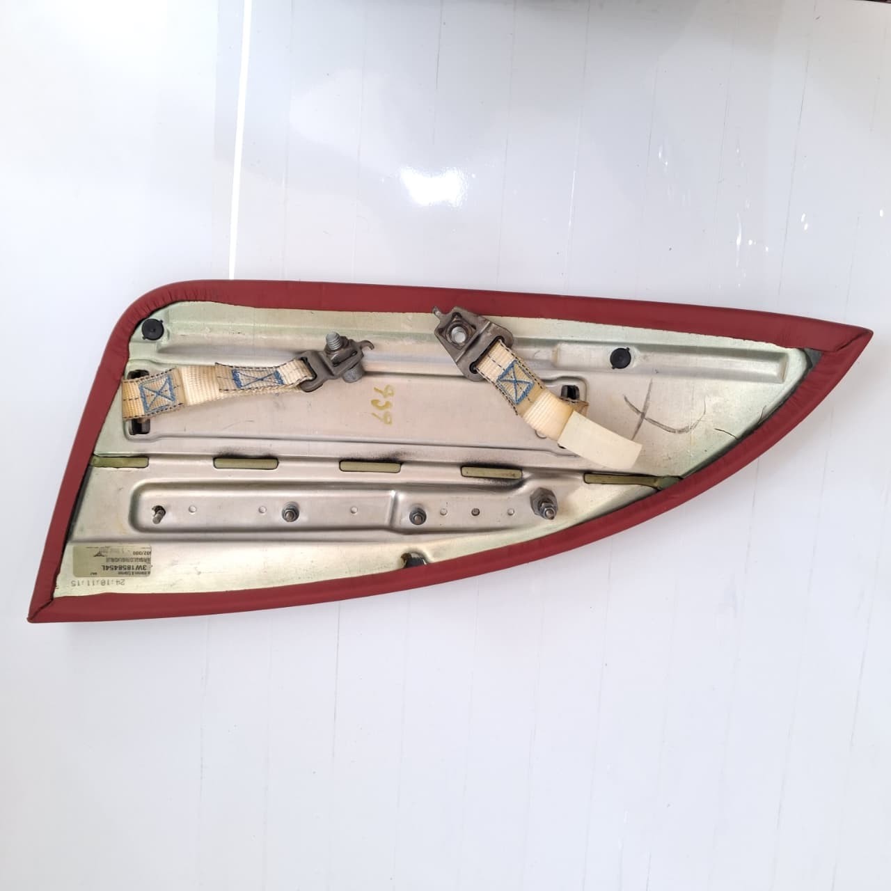 11-12 BENTLEY CONTINENTAL GT RH DASH FOAM LID TRIM UPPER - 3W1858454