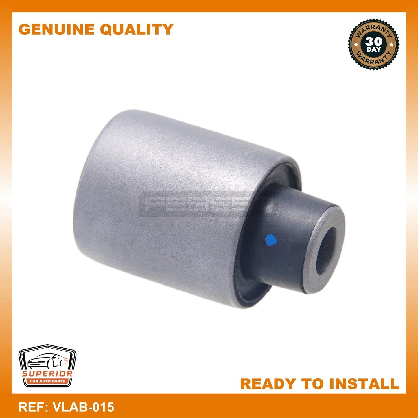 Febest 2003 Volvo XC90 Trailing Arm Suspension Arm Bush VLAB-015