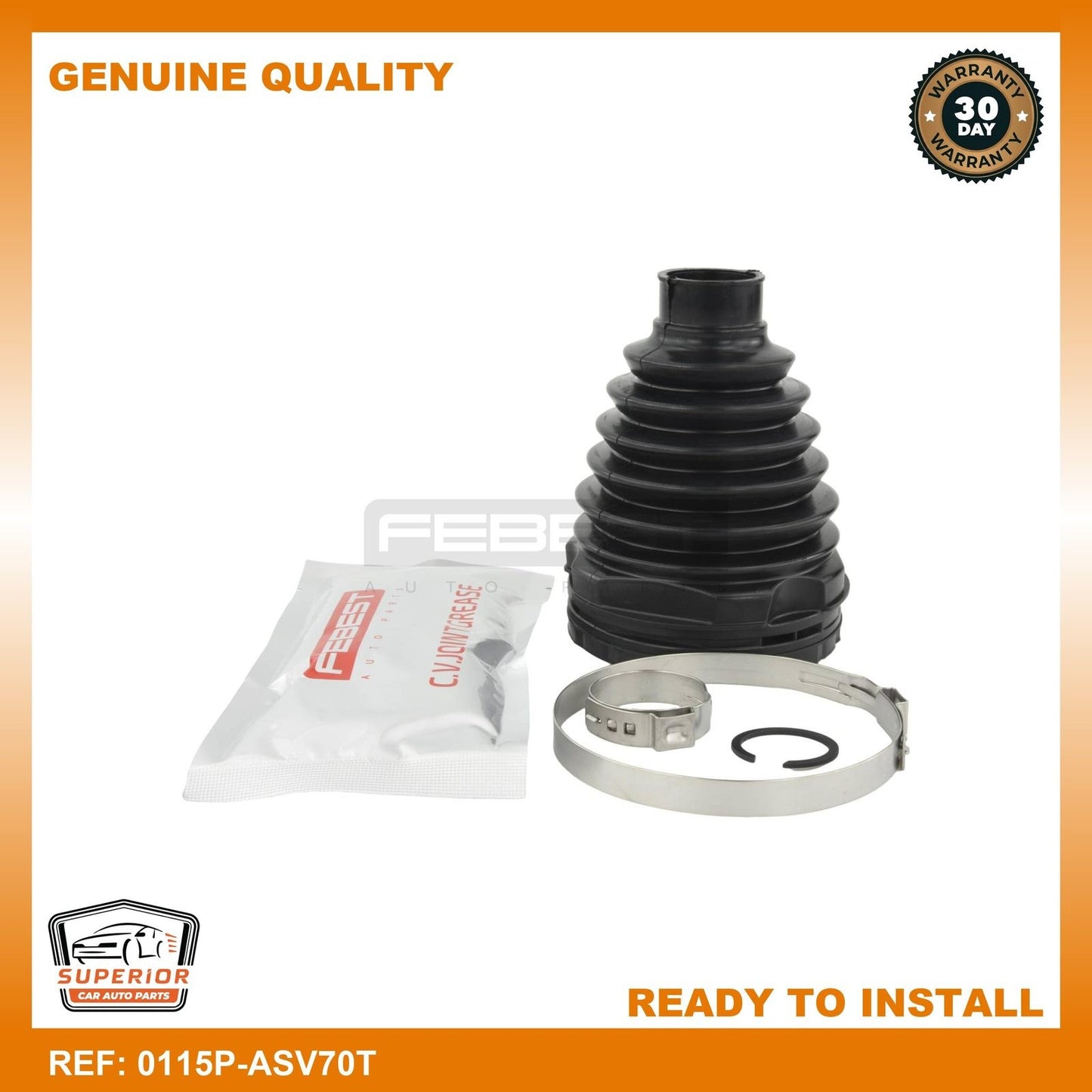 FEBEST TOYOTA Boot Inner Cv Joint Kit 0115P-ASV70T