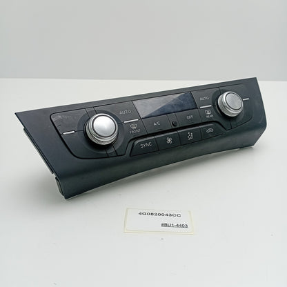 2011-2014 Audi A6 AC CLIMATE CONTROL PANEL 4G0820043G