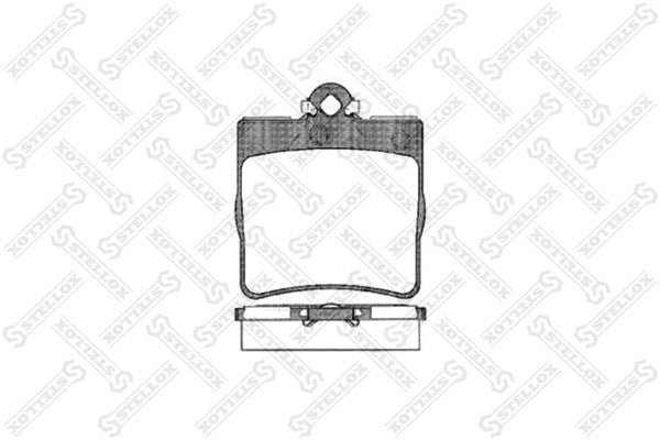 STELLOX 1994-2005 Mercedes-Benz C230 Brake Pad Set Rear 0024207120