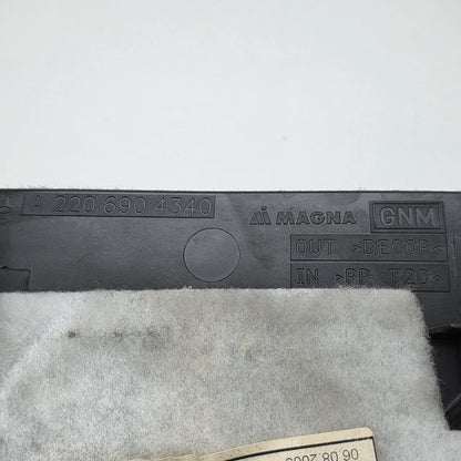 1998-2005 Mercedes-Benz S-Class Column B-Pillar Trim Panel Left A2206904340