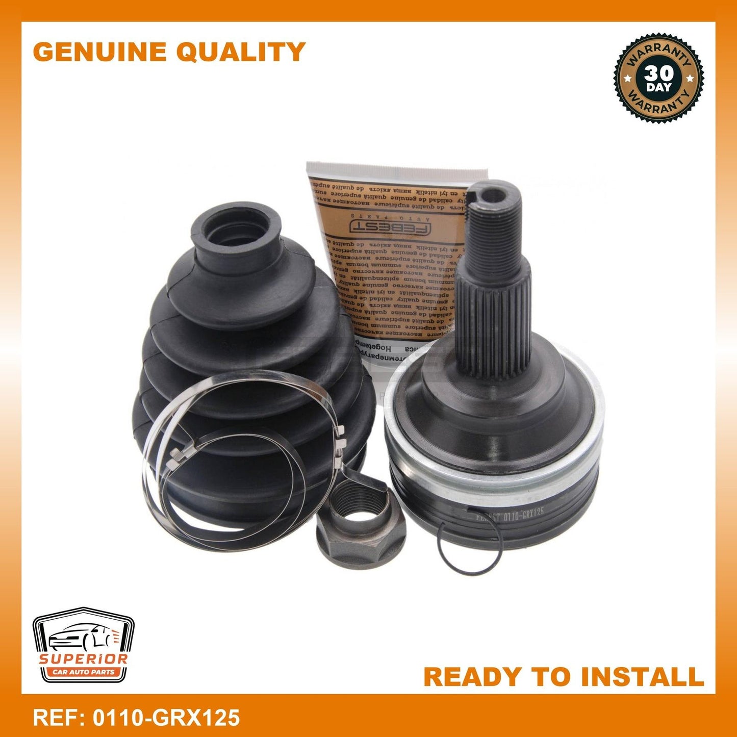 FEBEST 2006-2013 Lexus IS250 Outer CV Joint 0110-GRX125