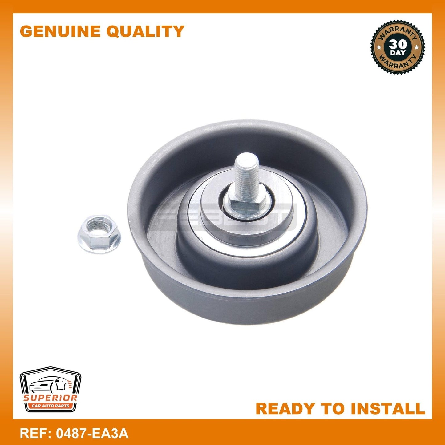 FEBEST 2001-2006 Chrysler Sebring Tensioner Pulley 0487-EA3A