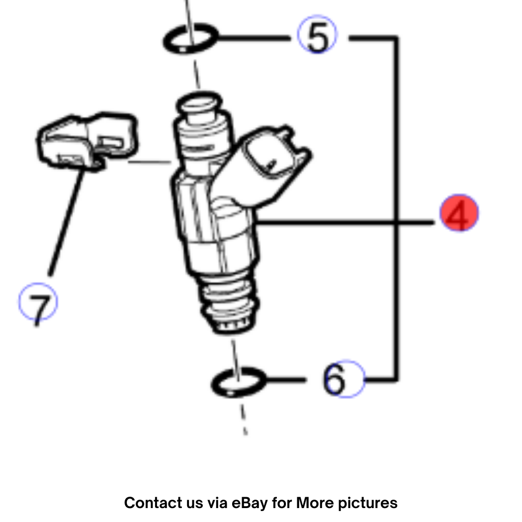 2009 Chevrolet Lumina S Set of 6 Multi-Port Fuel Injector Unit Used OEM 12609418