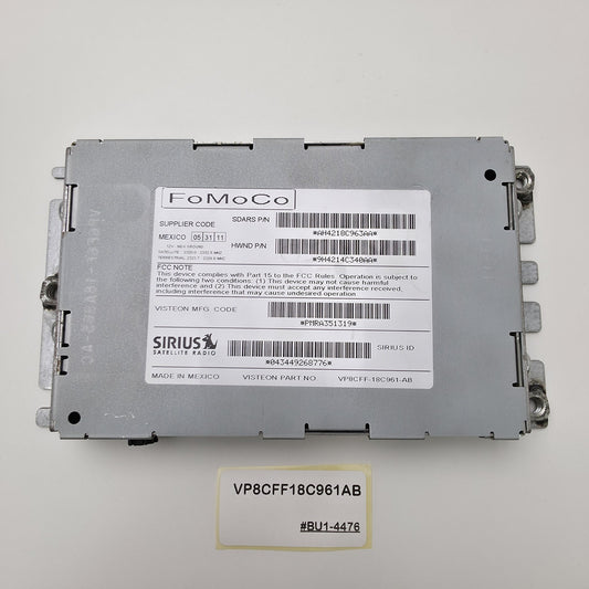 2010-2012 Land Rover LR4 Satellite Receiver Radio Tuner VP8CFF18C961AB