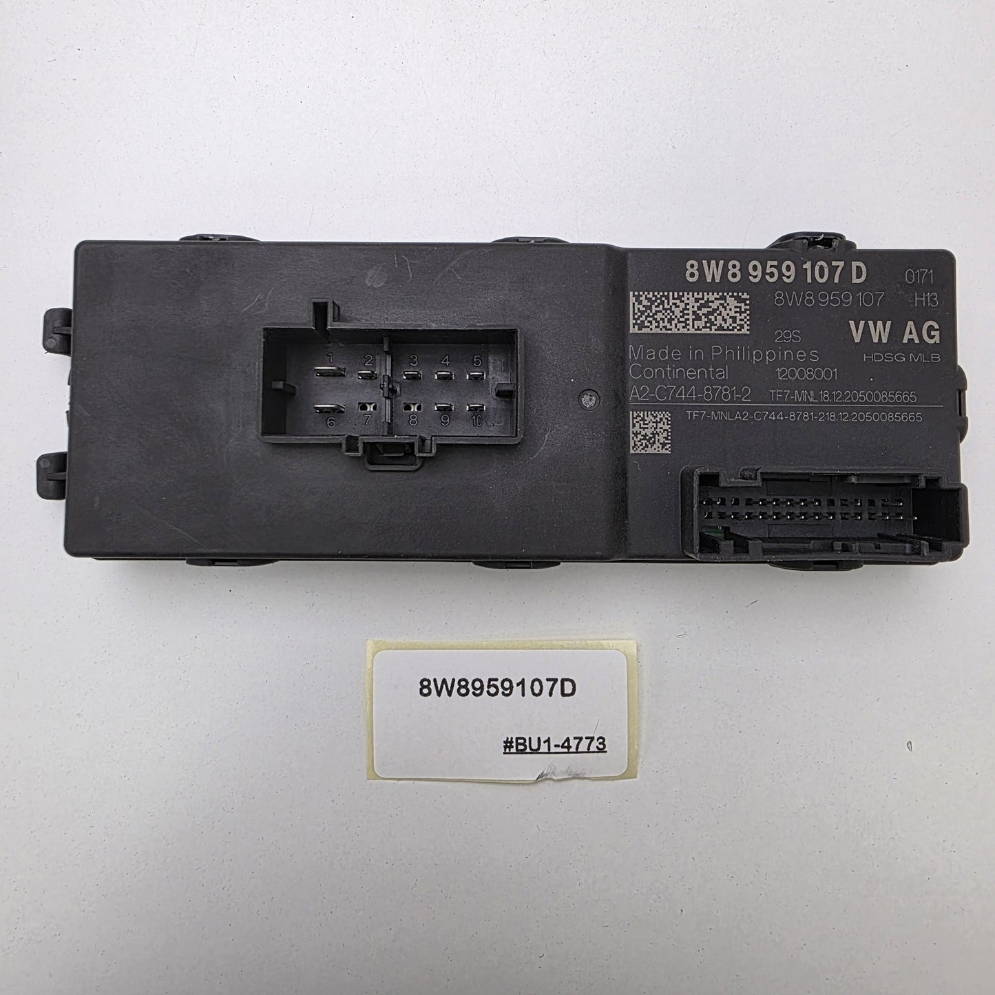 2019 Audi SQ5 Liftgate Control Module 8W8959107D