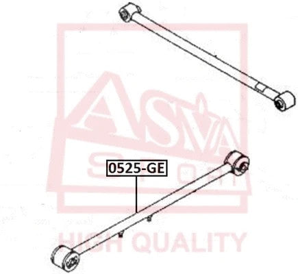 FEBEST MAZDA Rear Trailing Rod 0525-GE