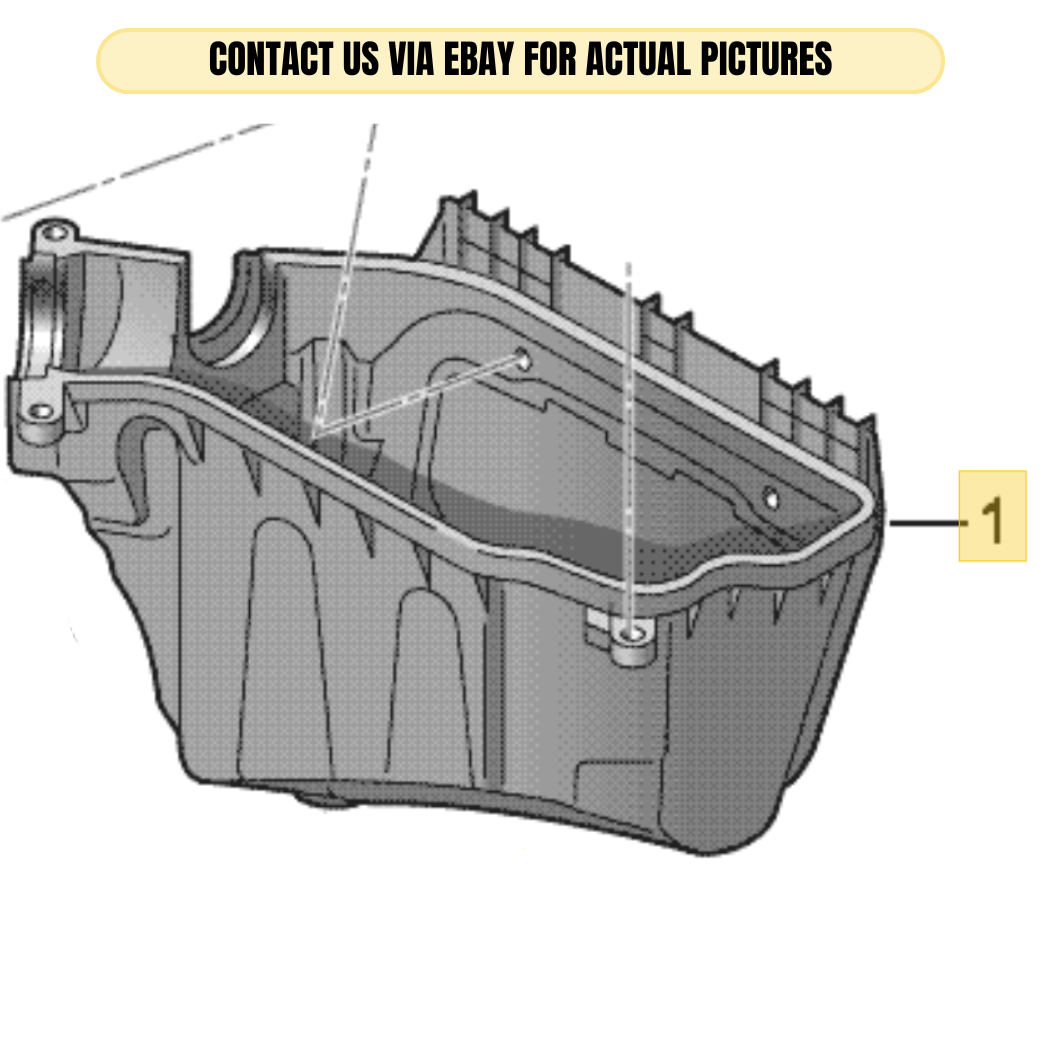 2010-2012 Audi A4 ECM Cover Housing Used OEM 8K1907355F