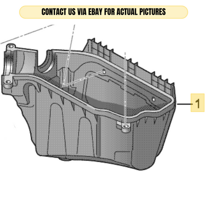2010-2012 Audi A4 ECM Cover Housing Used OEM 8K1907355F