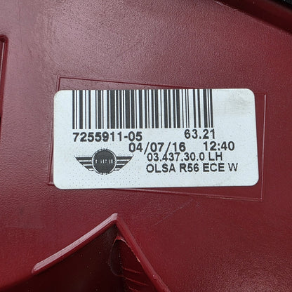2010-2013 MINI R56 Left Tail Lamp tail lens 725591105