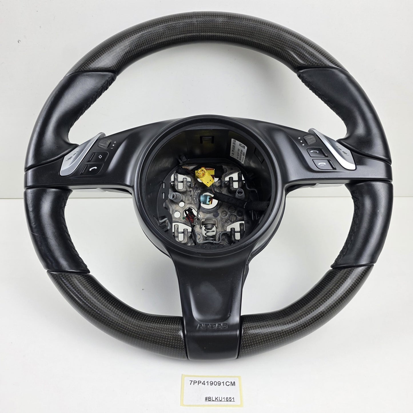 2010-2016 Porsche Cayenne Carbon Multifunction Steering Wheel 7PP419091CM