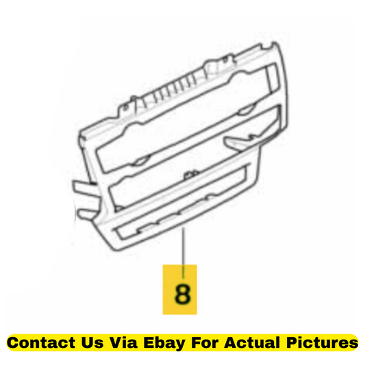 2012 BMW X6 Center Covering Trim Used OEM 51456967464