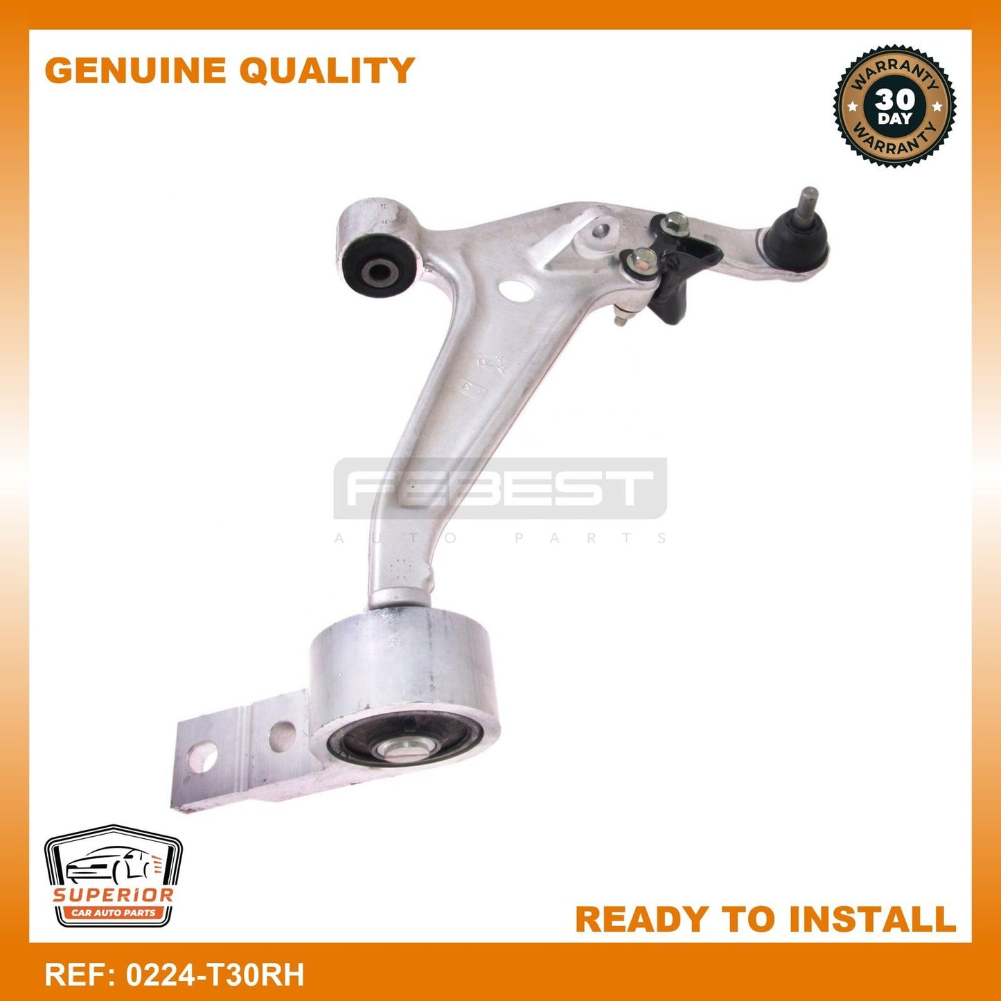 FEBEST 2002-2013 Nissan X-Trail Control Arm 0224-T30RH