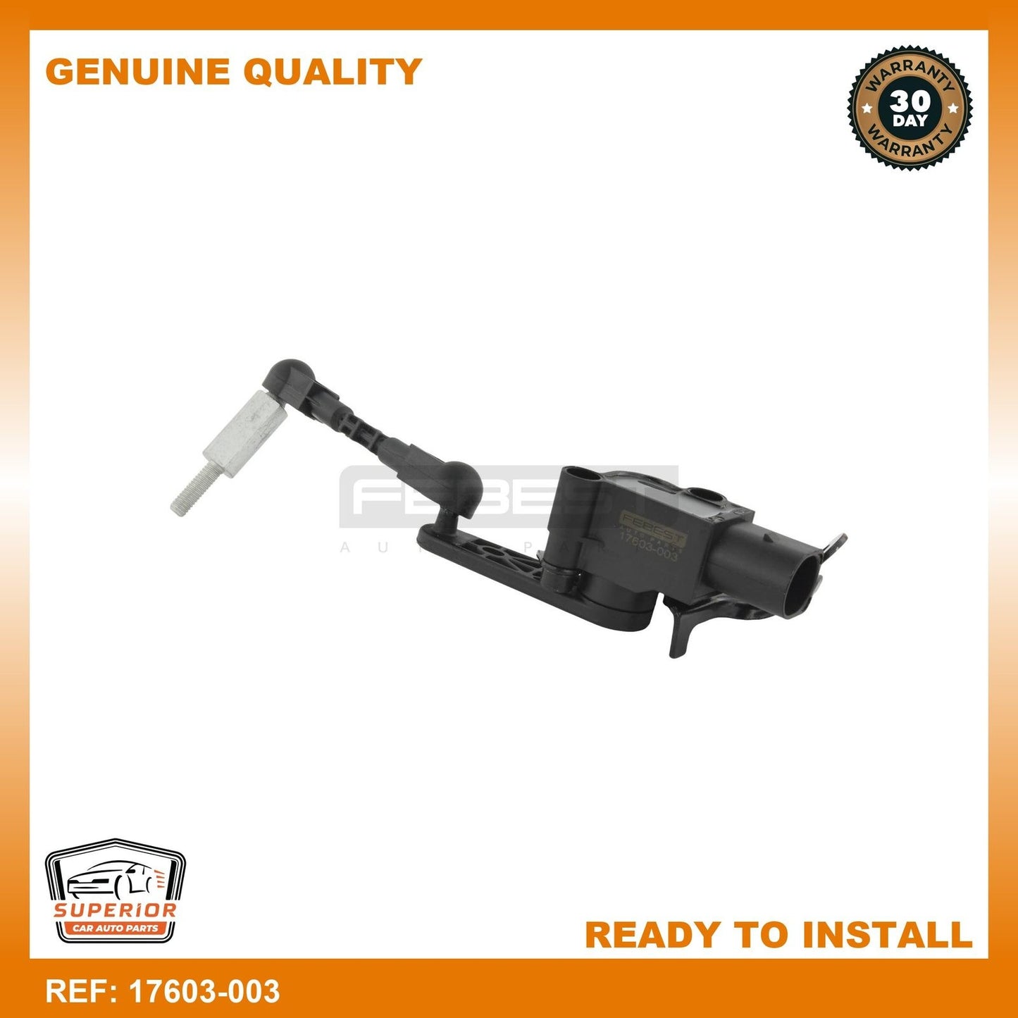 FEBEST 2016-2018 Audi A7 Sensor, Headlight Levelling 17603-003