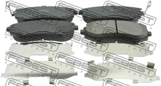 FEBEST 2003-2006 Subaru Baja Brake Pad Set 0801-G12F