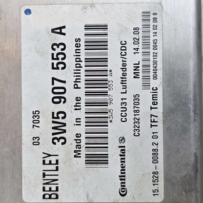 2006-2010 Bentley Flying Spur Adaptive Suspension Control Unit 3W5907553A