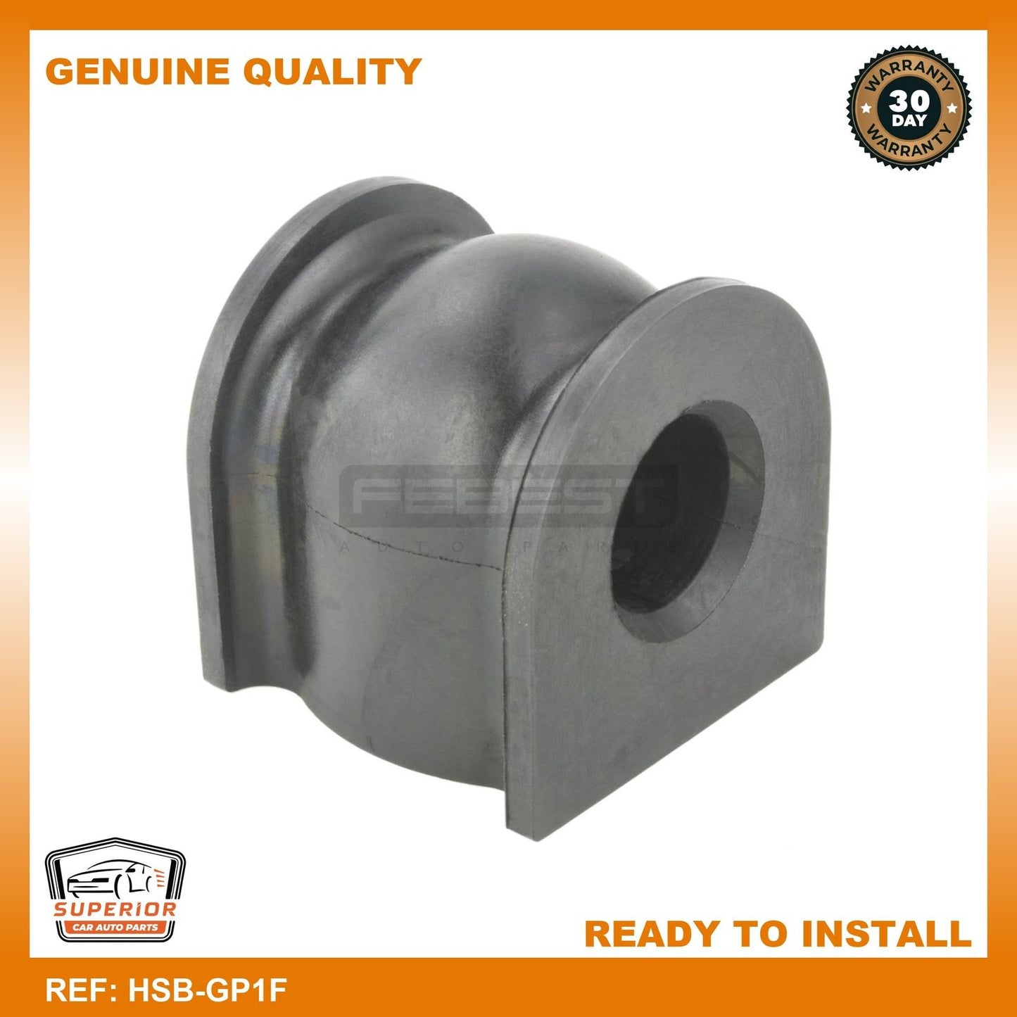 FEBEST 2009-2014 Honda Fit Rear Stabilizer Bar Bush HSB-GP1F