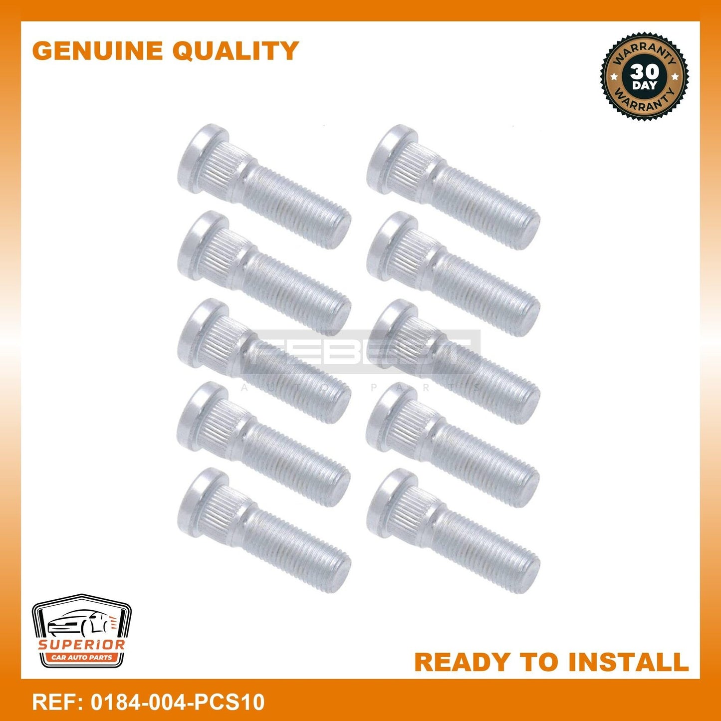 FEBEST HONDA Wheel Stud 0184-004-PCS10