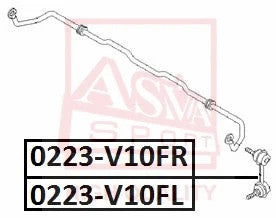 FEBEST HONDA Front Right Stabilizer Link 0223-V10FR