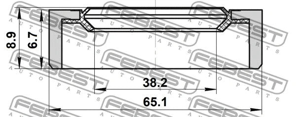 Chevrolet Manual Trans Main Shaft Seal FEBEST 95GCW-40650709R  24230691