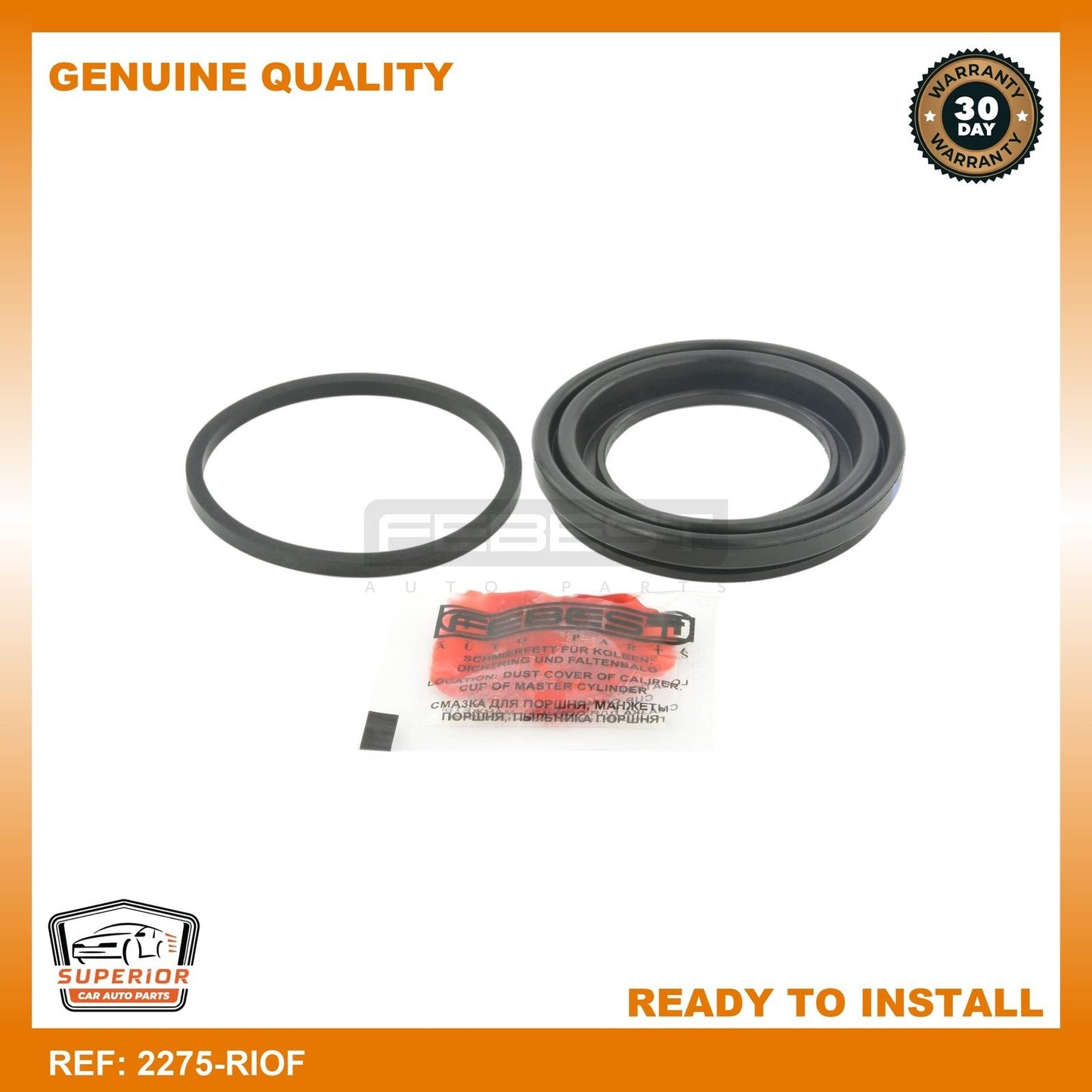FEBEST HYUNDAI Brake Caliper Repair Kit 2275-RIOF