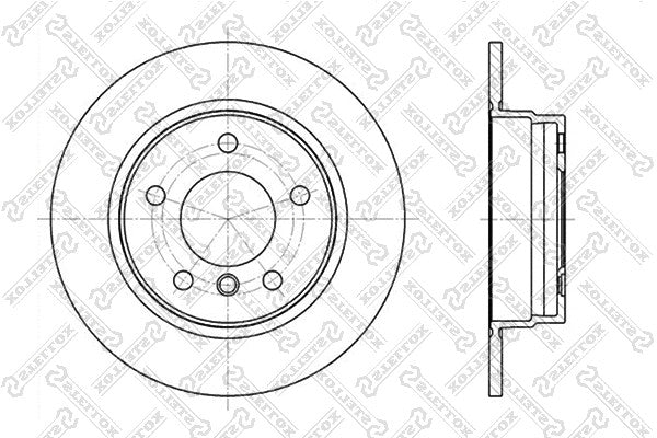 STELLOX 1998 BMW 323is Brake Disc 1158936