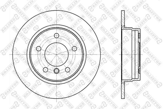 STELLOX 1998 BMW 323is Brake Disc 1158936