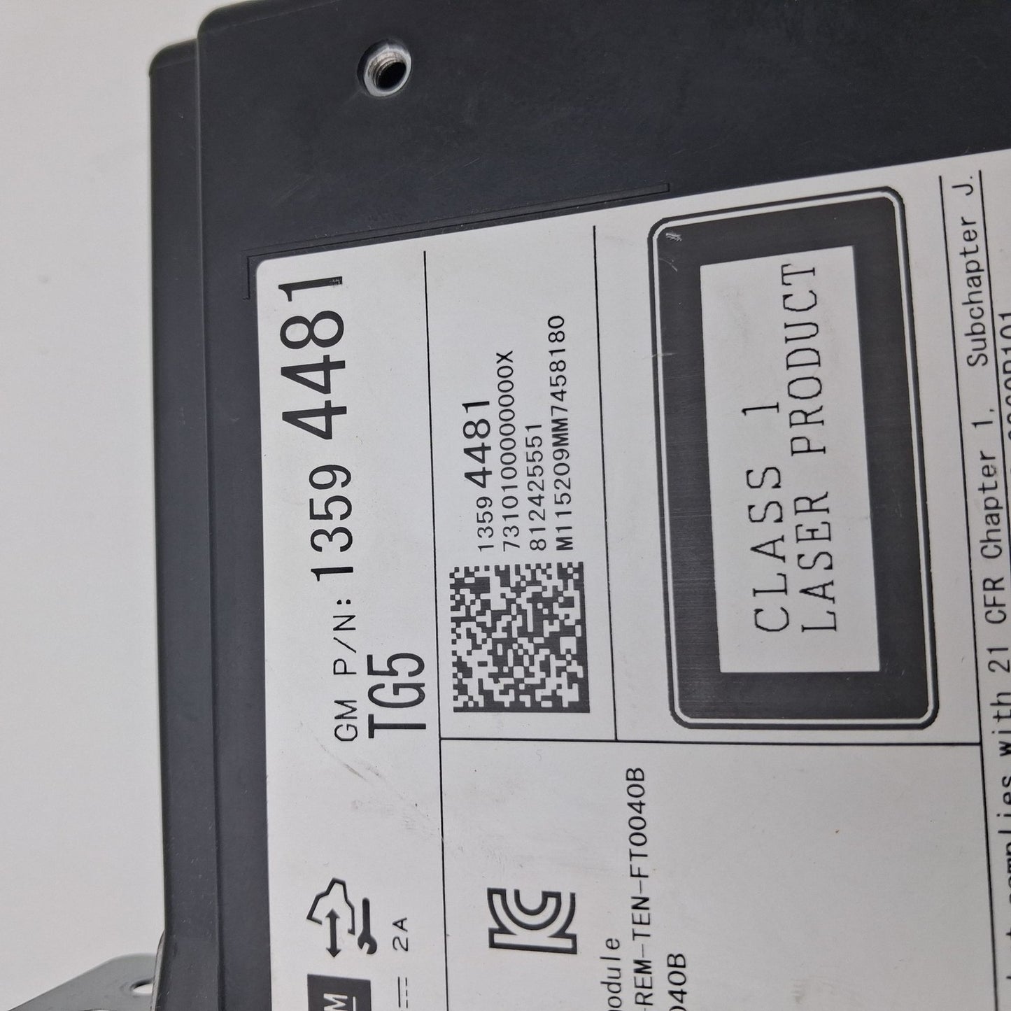 2015-2018 GMC Compatible Audio Disc Player 13594481