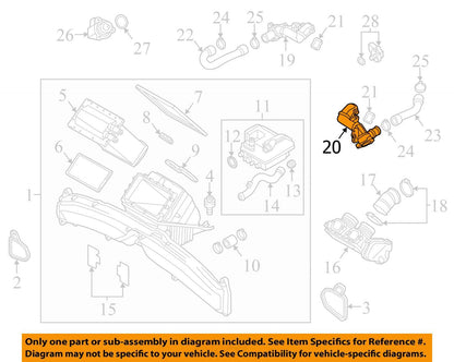 2013-2018 Audi S7 Turbo Diverter Valve Flange / Adapter 079145751F